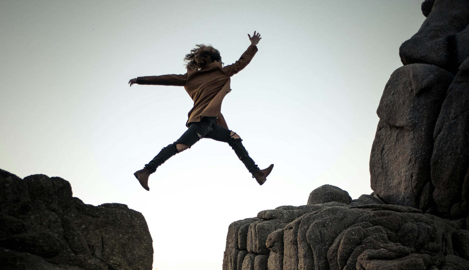 Jumping over a gap